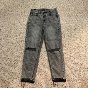 American Eagle acid wash skinny jeans size US6 reg